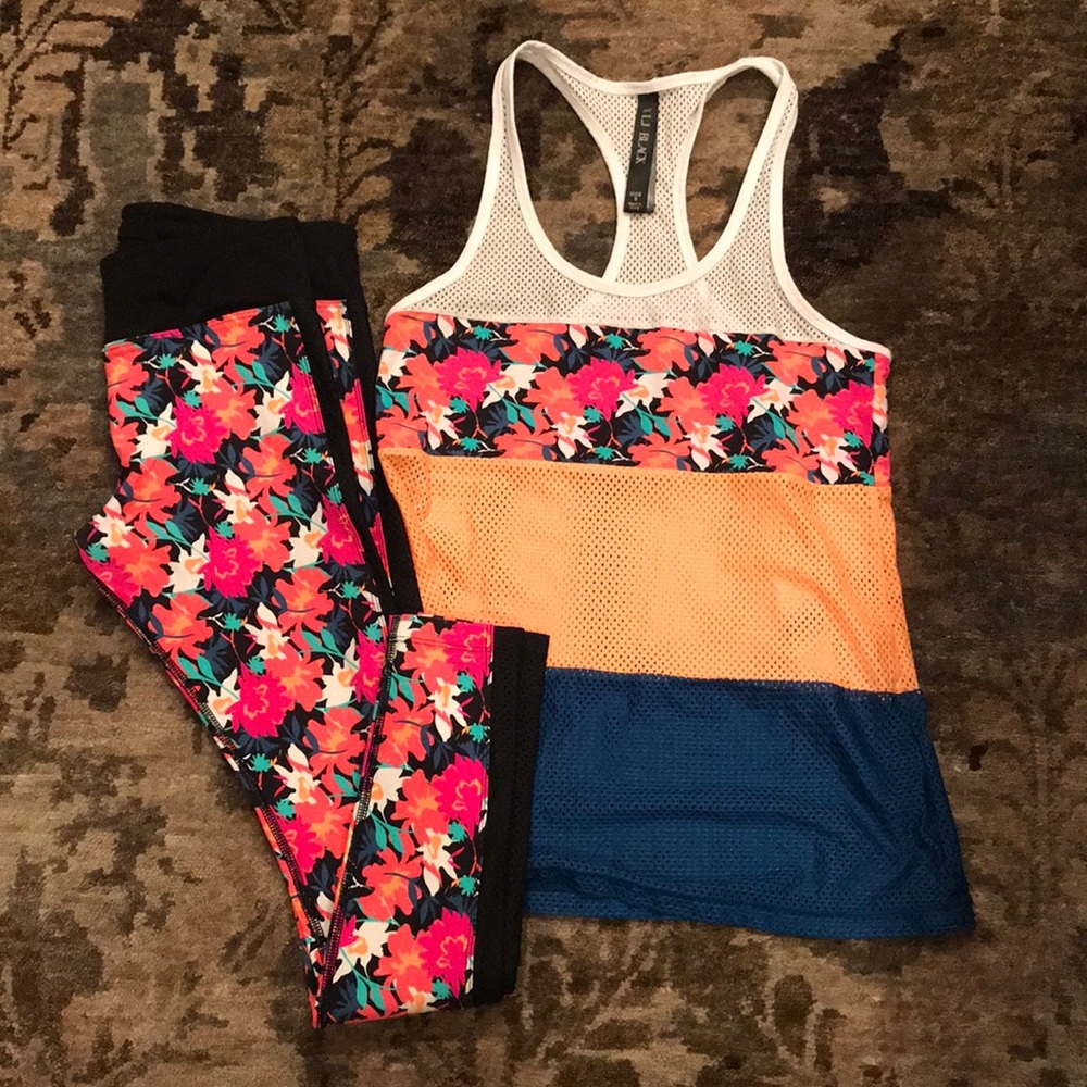 Lorna Jane Black Label Legging and Tank Set! Small